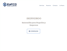 Tablet Screenshot of eyfco.com